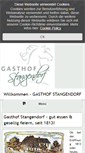 Mobile Screenshot of gasthof-stangendorf.de